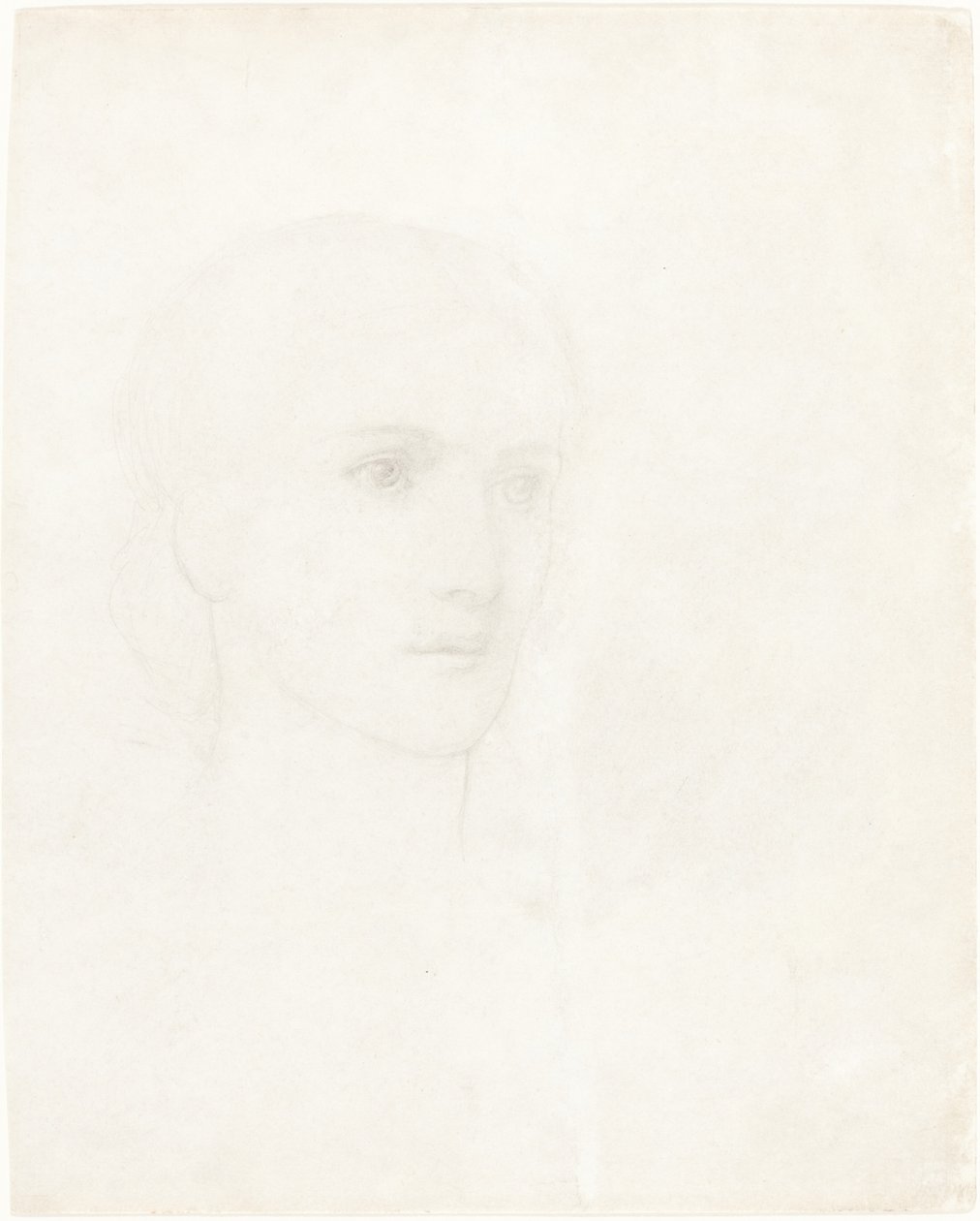 Głowa kobiety autorstwa Sir Edward Coley Burne Jones