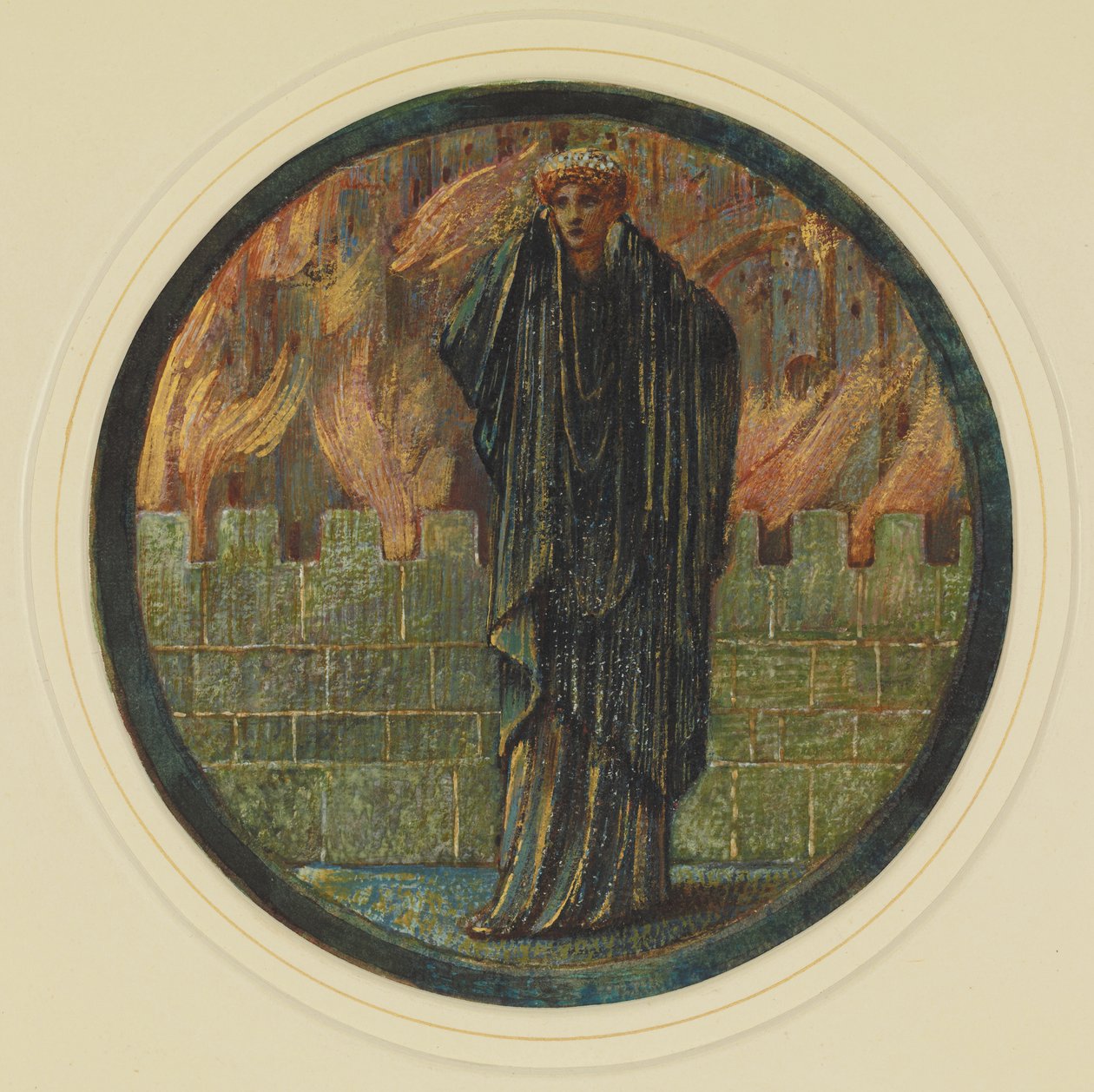 Łzy Heleny. Księga Kwiatów, 1882-1898. autorstwa Sir Edward Coley Burne Jones