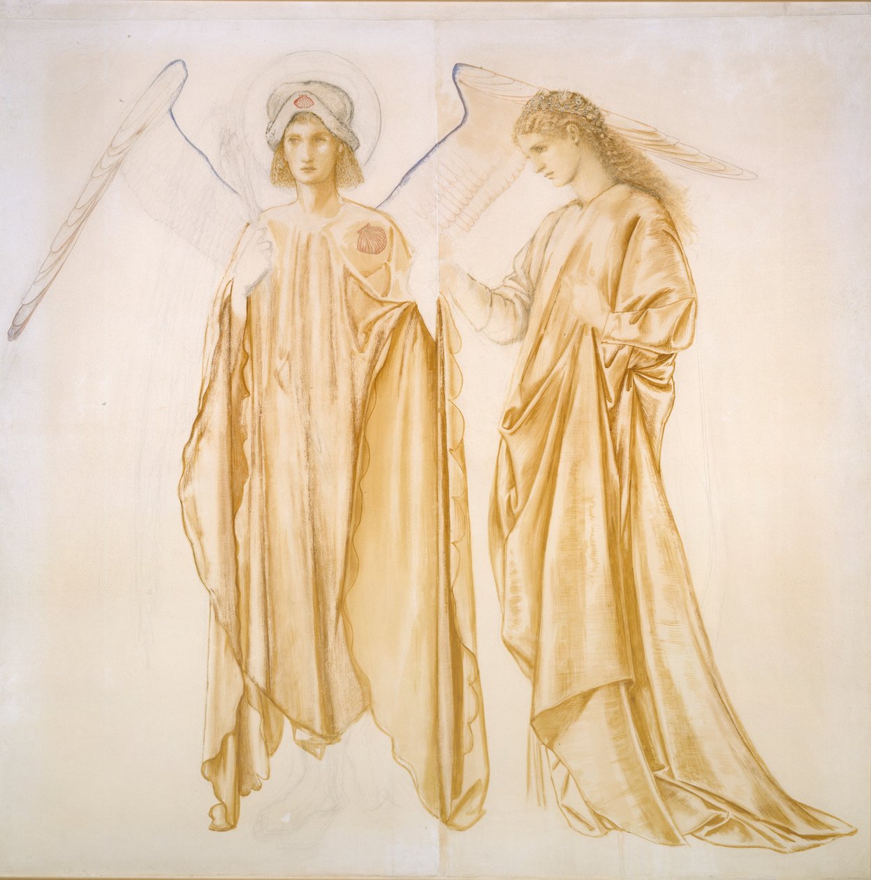 Miłość sprowadzająca Alkestis z grobu, 1863 autorstwa Sir Edward Coley Burne Jones