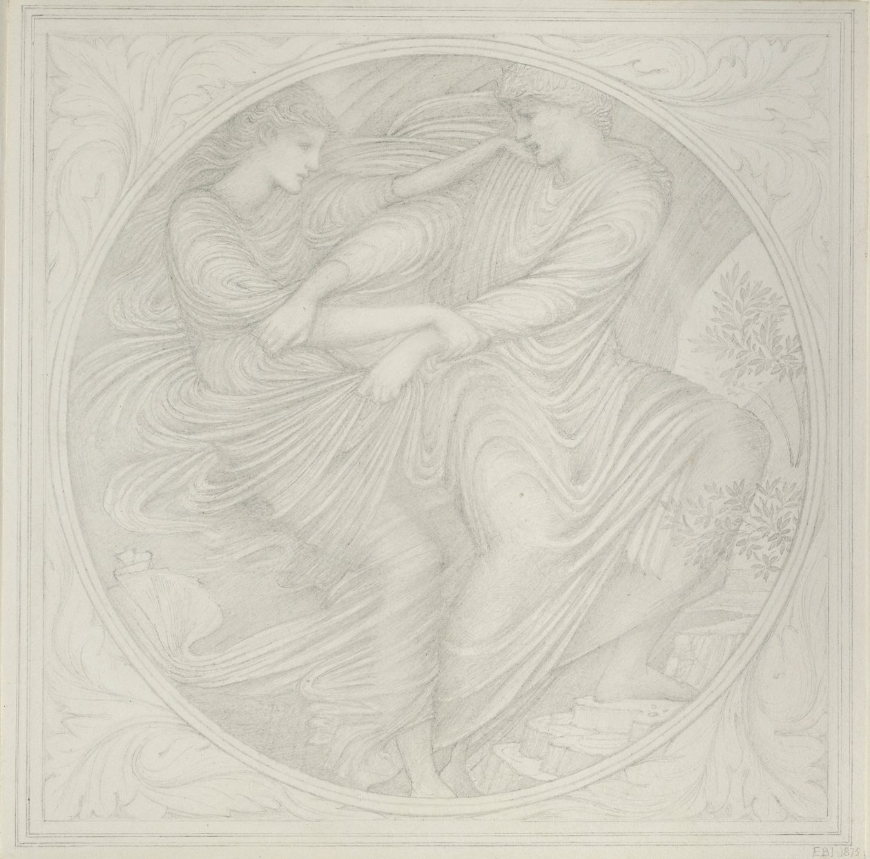 Orfeusz spogląda wstecz, 1872-1875 autorstwa Sir Edward Coley Burne Jones