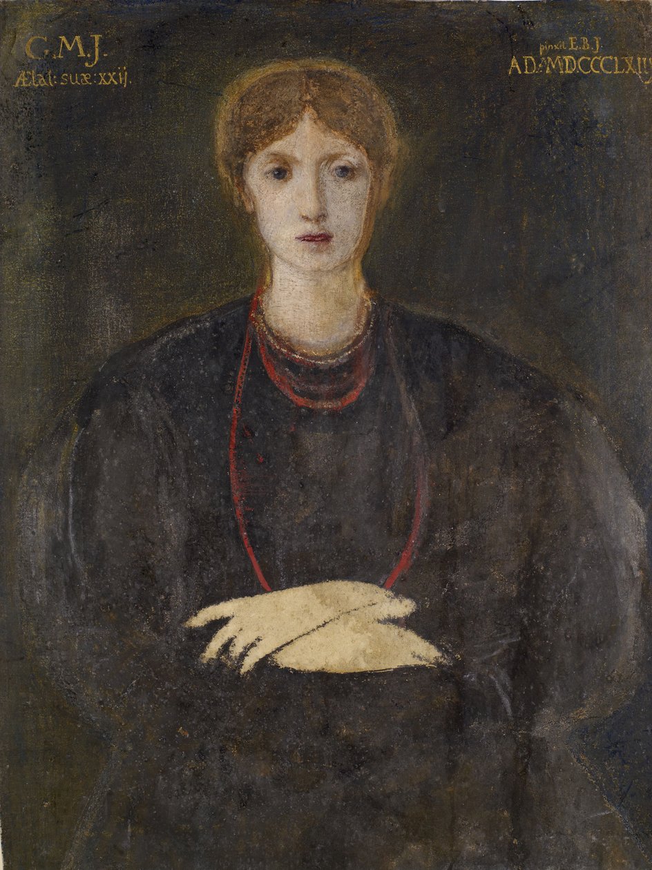 Portret Georgiany Burne-Jones 1840-1920, 1863. autorstwa Sir Edward Coley Burne Jones