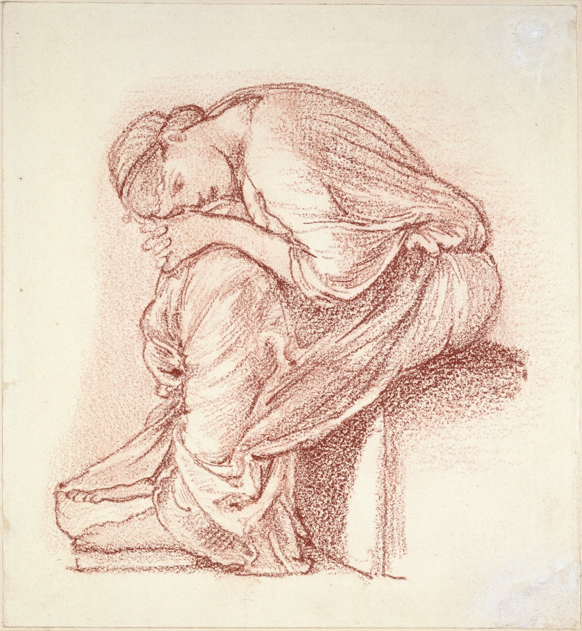 Siedząca postać kobiety, koniec XIX wieku autorstwa Sir Edward Coley Burne Jones
