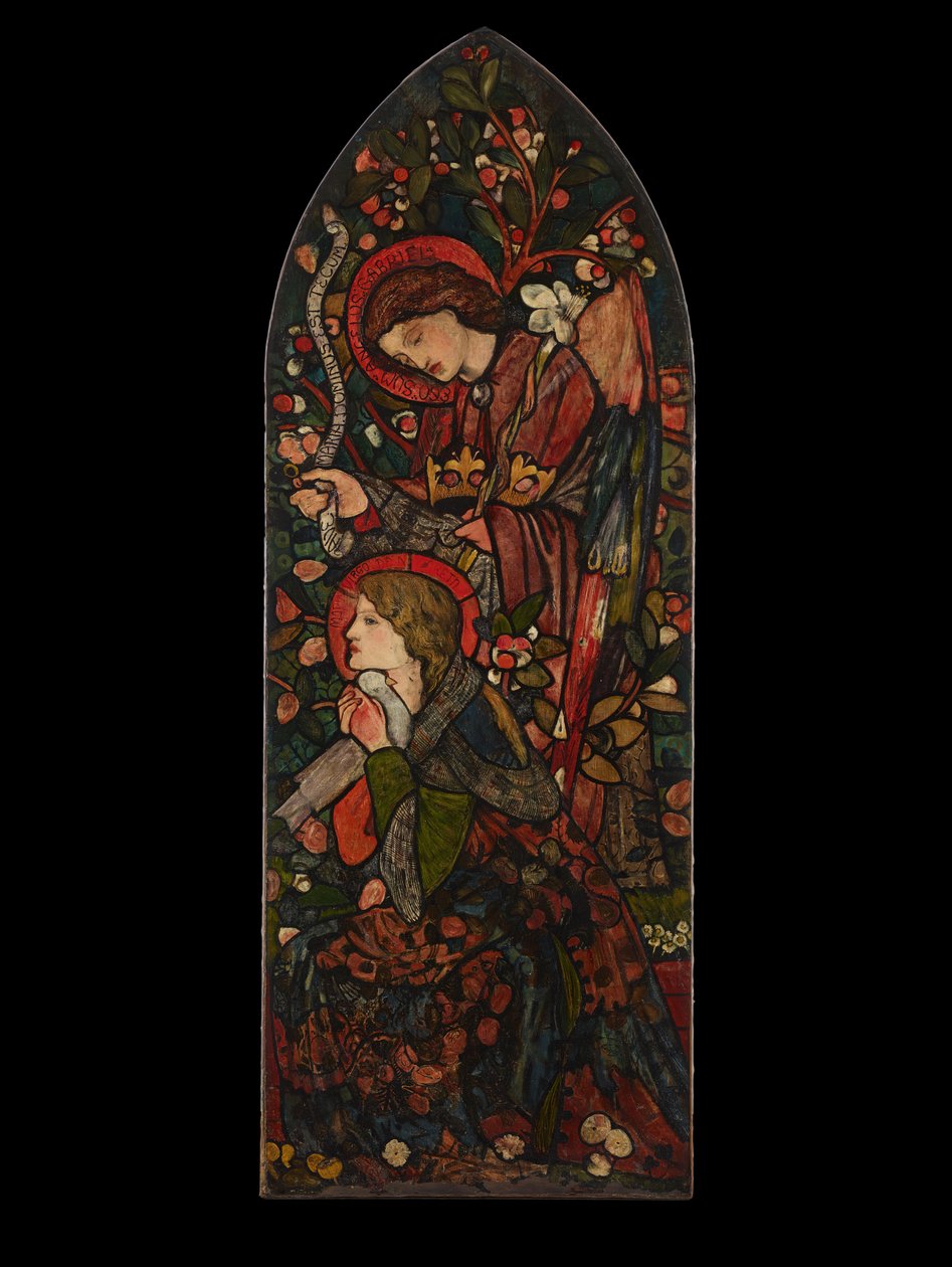 Zwiastowanie, 1857. autorstwa Sir Edward Coley Burne Jones