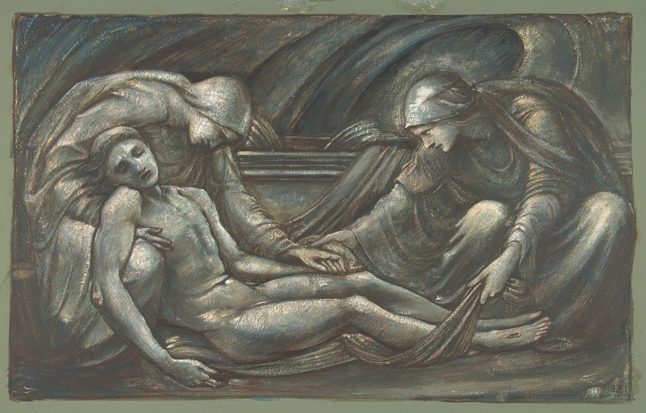Złożenie do grobu, 1879. autorstwa Sir Edward Coley Burne Jones