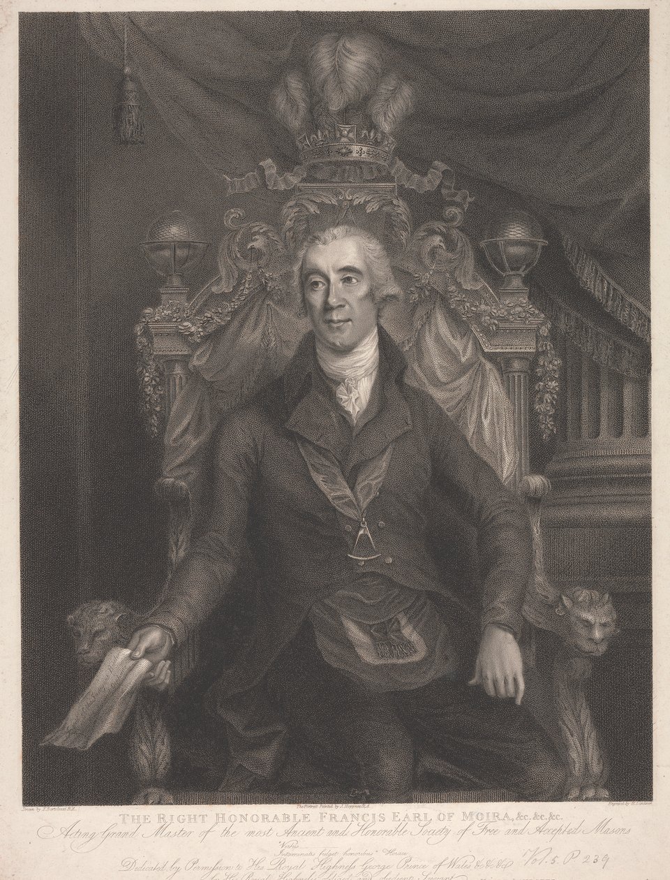 Francis Rawdon-Hastings, 1. markiz Hastings autorstwa Sir Edwin Henry Landseer