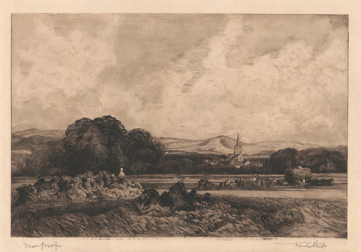 Cornfield Ivinghoepolish autorstwa Sir Frank Short
