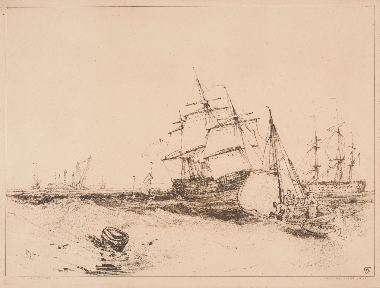 Wysyłka przy wejściu do Medway, nr 2 autorstwa Sir Frank Short