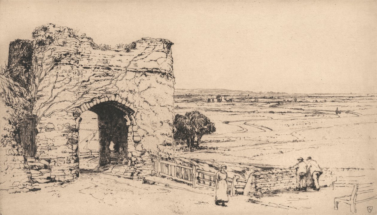 Strand Gate, Winchelsea autorstwa Sir Frank Short