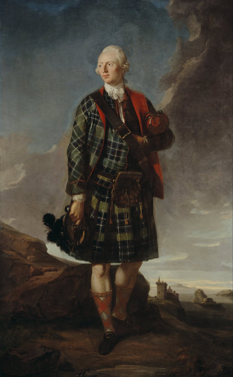 Sir Alexander Macdonald (Sir Alexander Macdonald of Sleat), 1744 autorstwa Sir George Chalmers