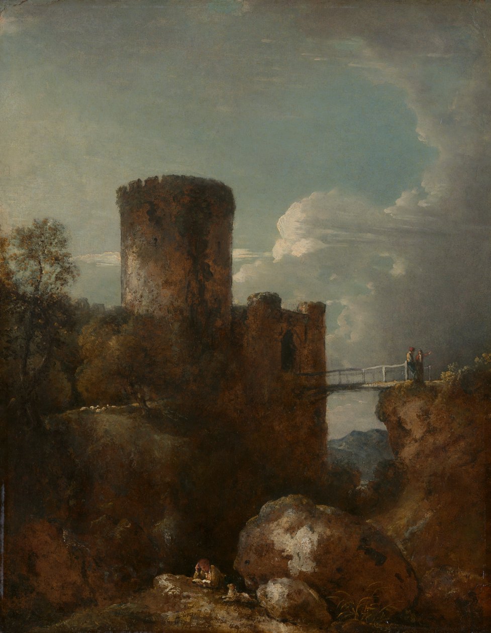 Zamek Conwayów autorstwa Sir George Howland Beaumont seventh Baronet