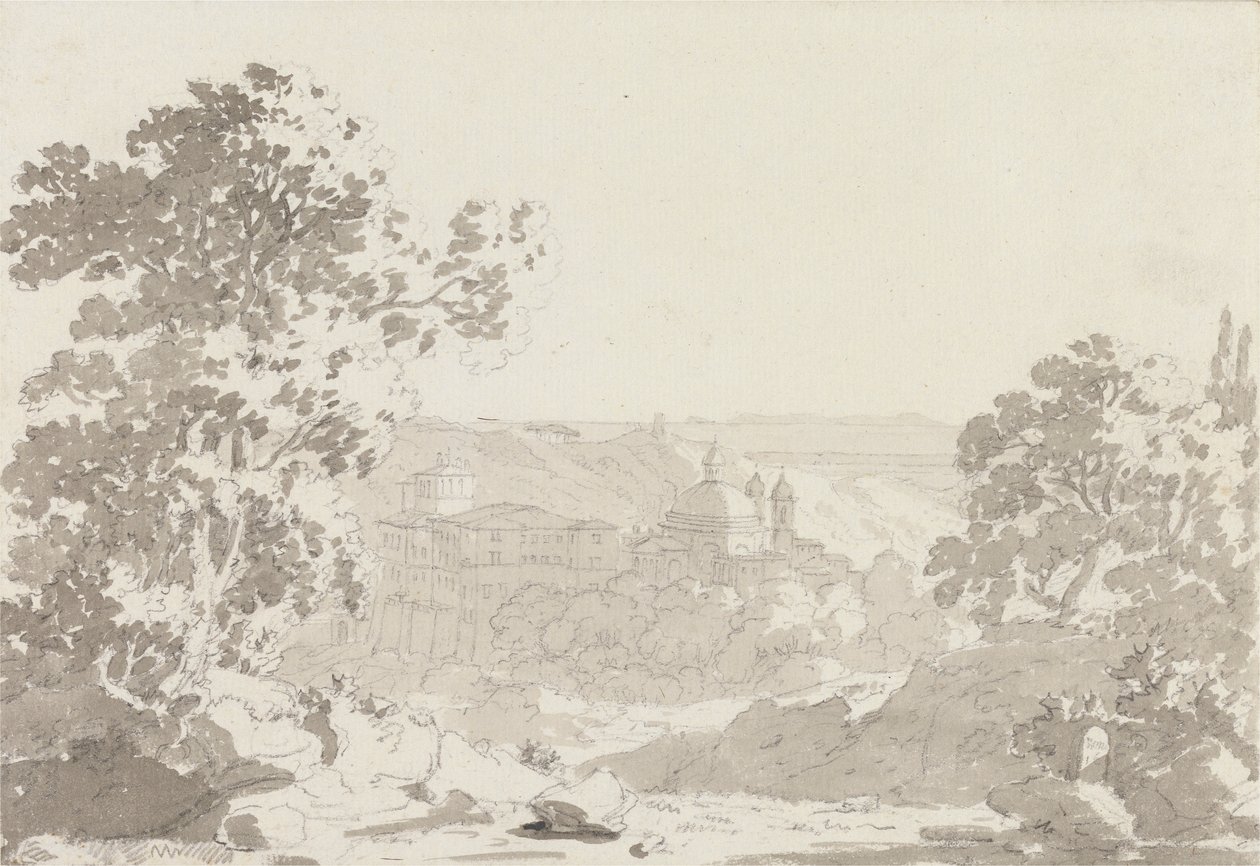 Modrzew autorstwa Sir George Howland Beaumont seventh Baronet