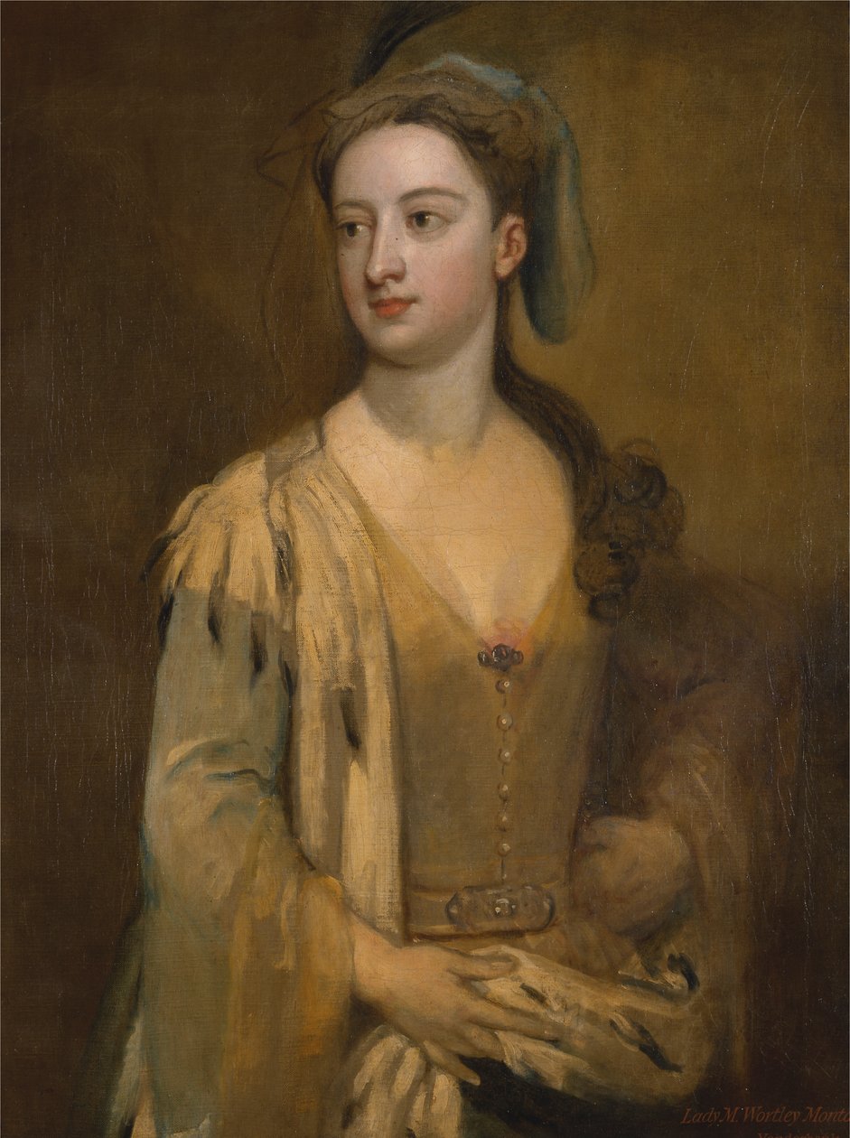 Lady Mary Wortley Montagu autorstwa Sir Godfrey Kneller