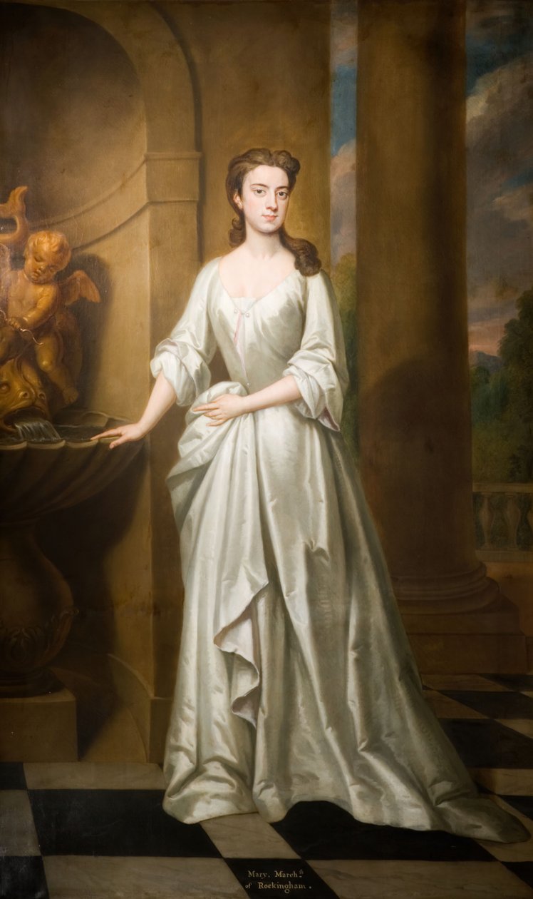 Portret Maryi, markizy Rockingham, d.1761, 1720. autorstwa Sir Godfrey Kneller