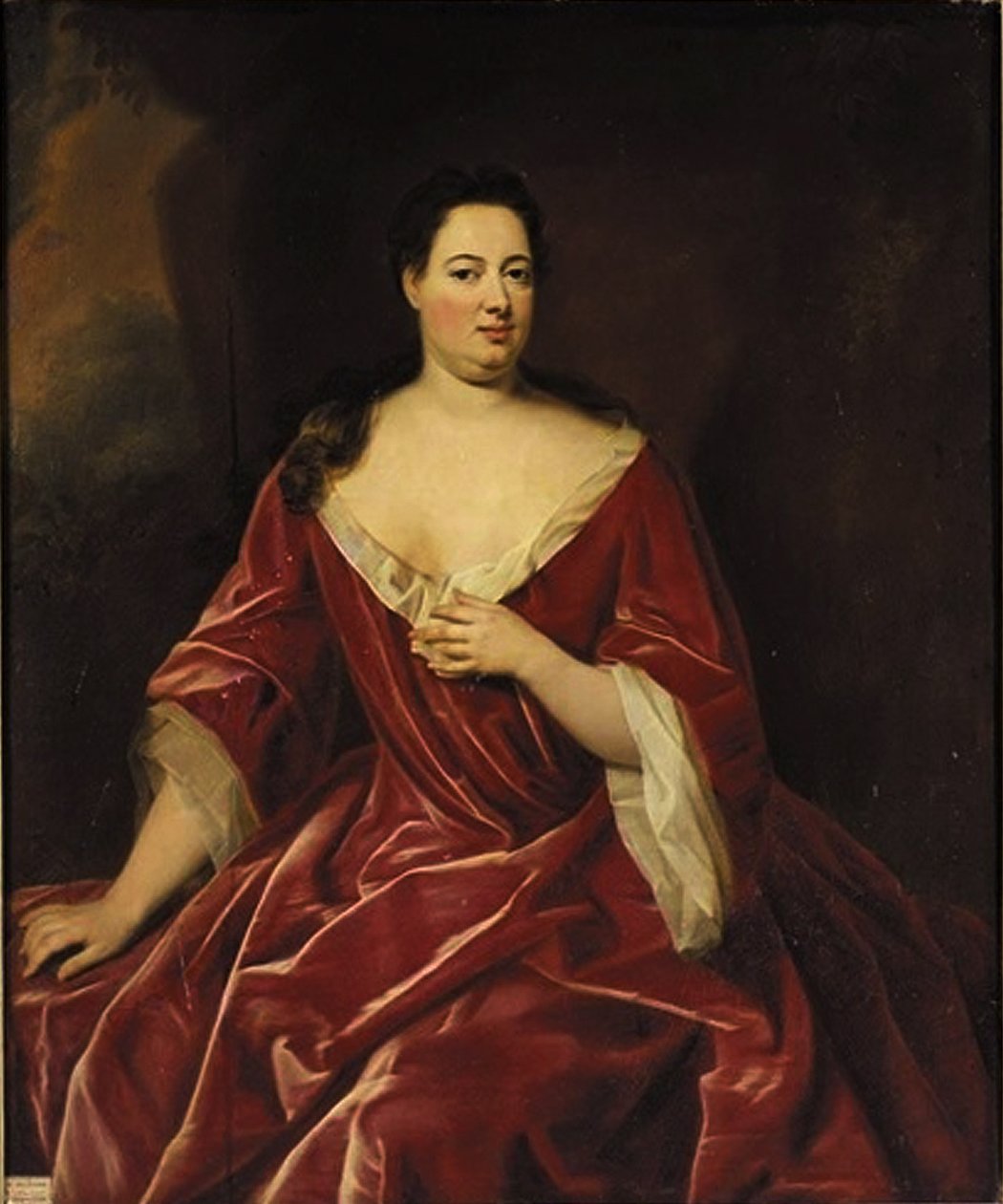 Portret Zofii Charlotte von Kielmansegg, hrabiny Darlington 1675-1725 autorstwa Sir Gotfrey Kneller