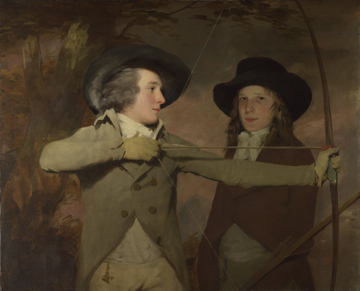 Robert Ferguson z Raith i generał porucznik Sir Ronald Ferguson Łucznicy, ok. 1930 r. 1789 autorstwa Sir Henry Raeburn