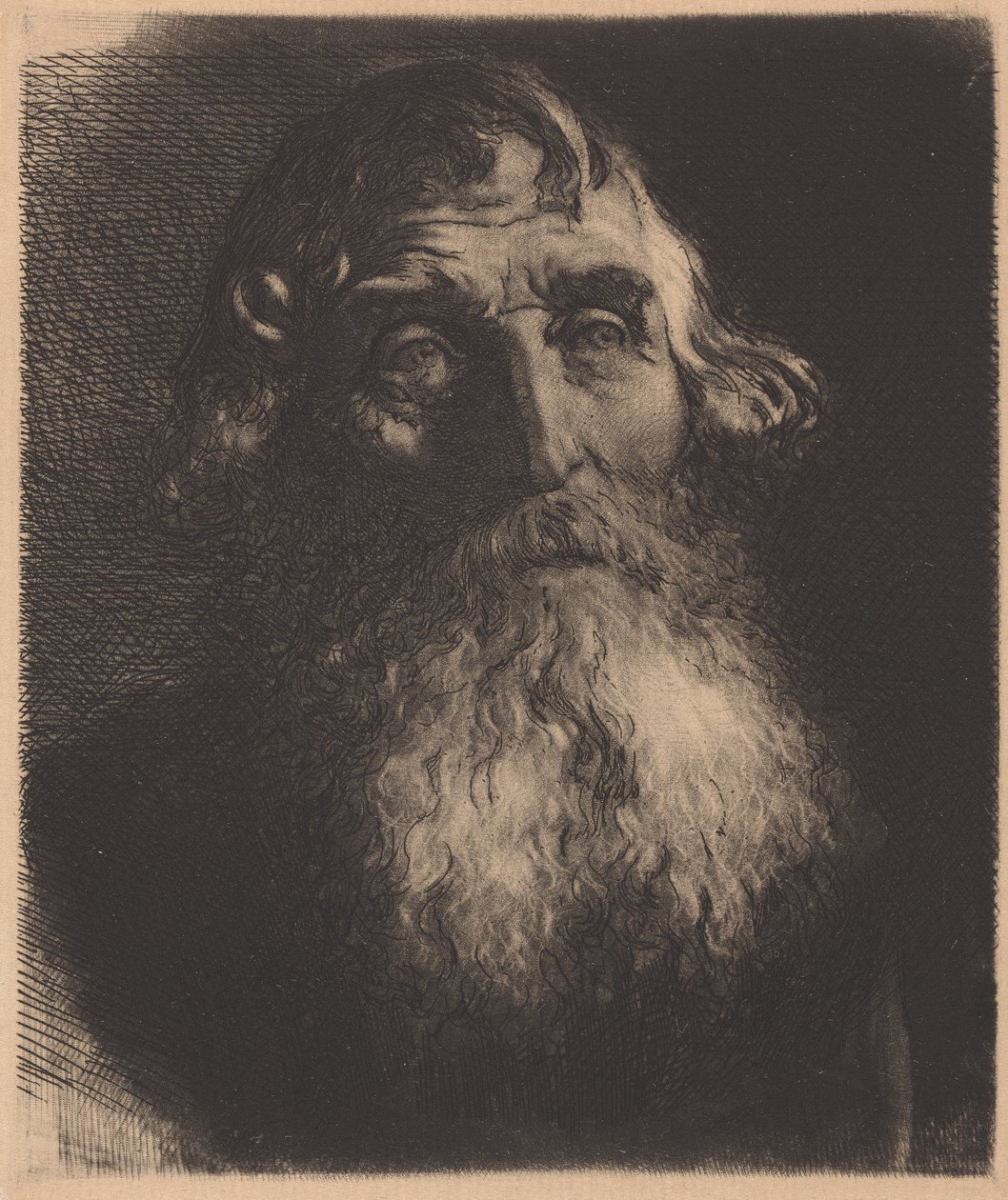 Starzec autorstwa Sir Hubert von Herkomer