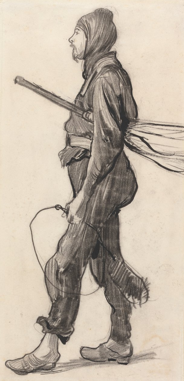 Studium kominiarza autorstwa Sir Hubert von Herkomer