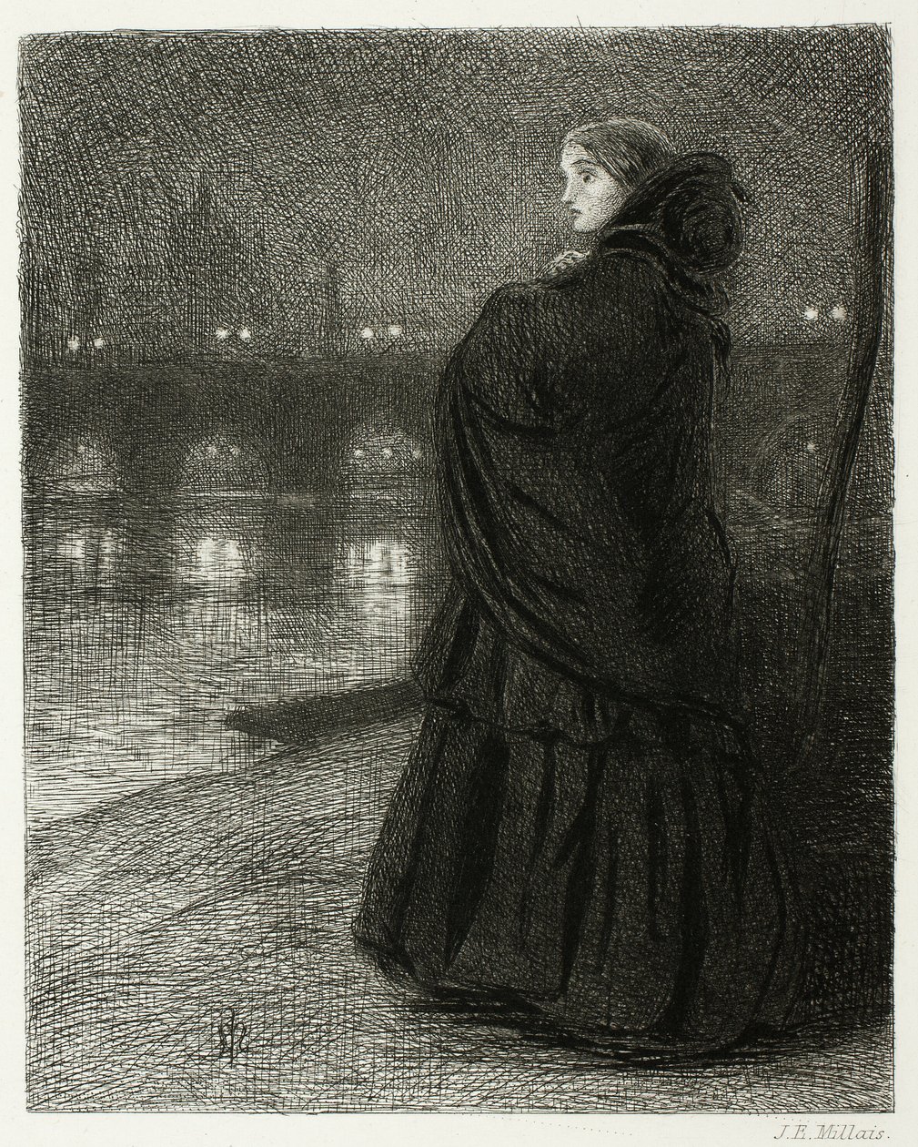 Most Westchnień autorstwa Sir John Everett Millais