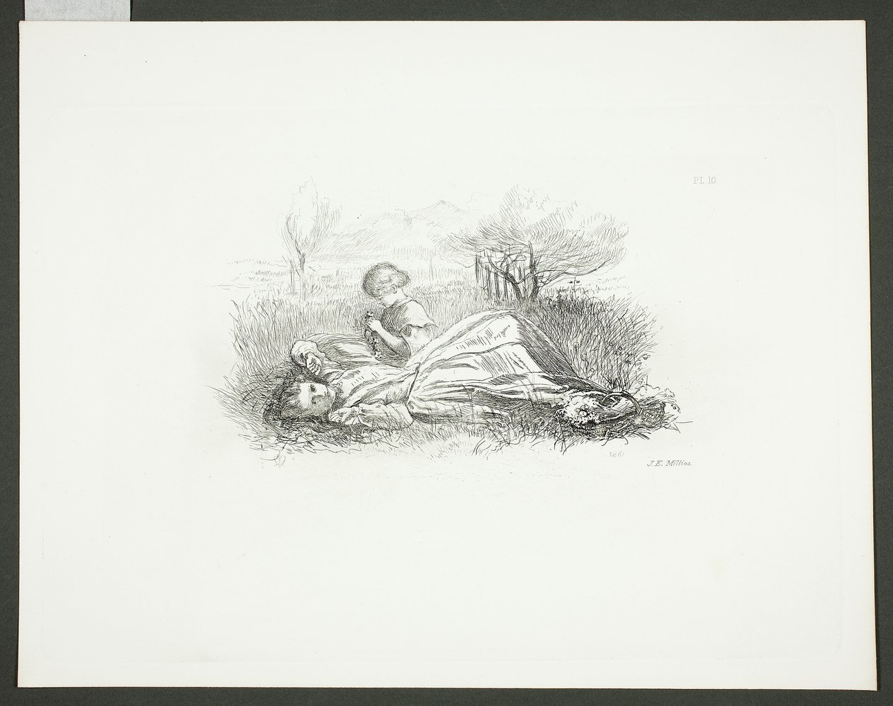 Letnia indolencja autorstwa Sir John Everett Millais
