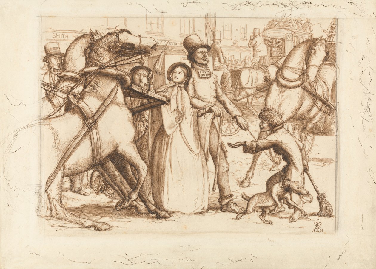 Ślepiec autorstwa Sir John Everett Millais