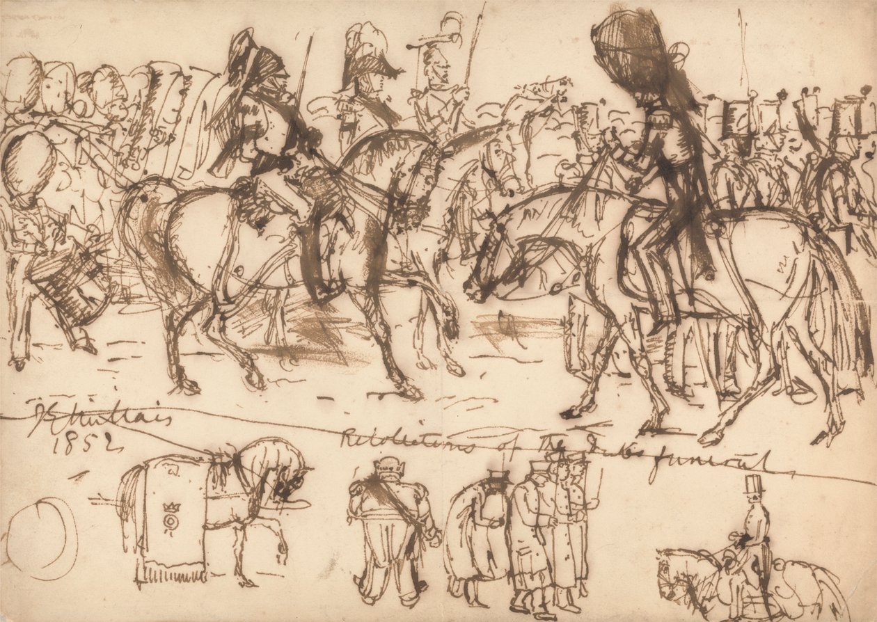 Pogrzeb księcia Wellingtona autorstwa Sir John Everett Millais