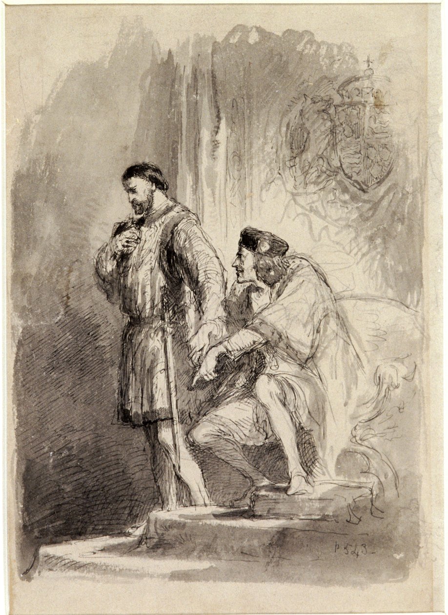 Król Ryszard III, c1856-c1859 autorstwa Sir John Gilbert