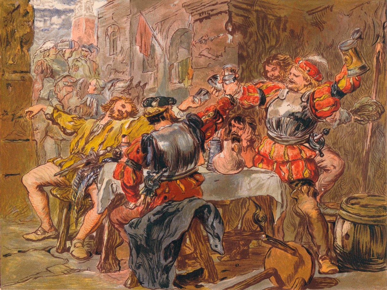 Pozwól mi brzęk Canakin, c1875 autorstwa Sir John Gilbert