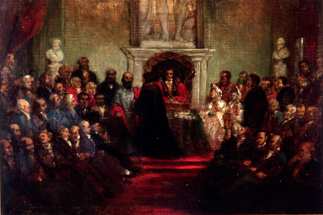 „Prezentacja Wolności Miasta generałowi Garibaldiemu, 20 kwietnia 1864” autorstwa Sir John Gilbert