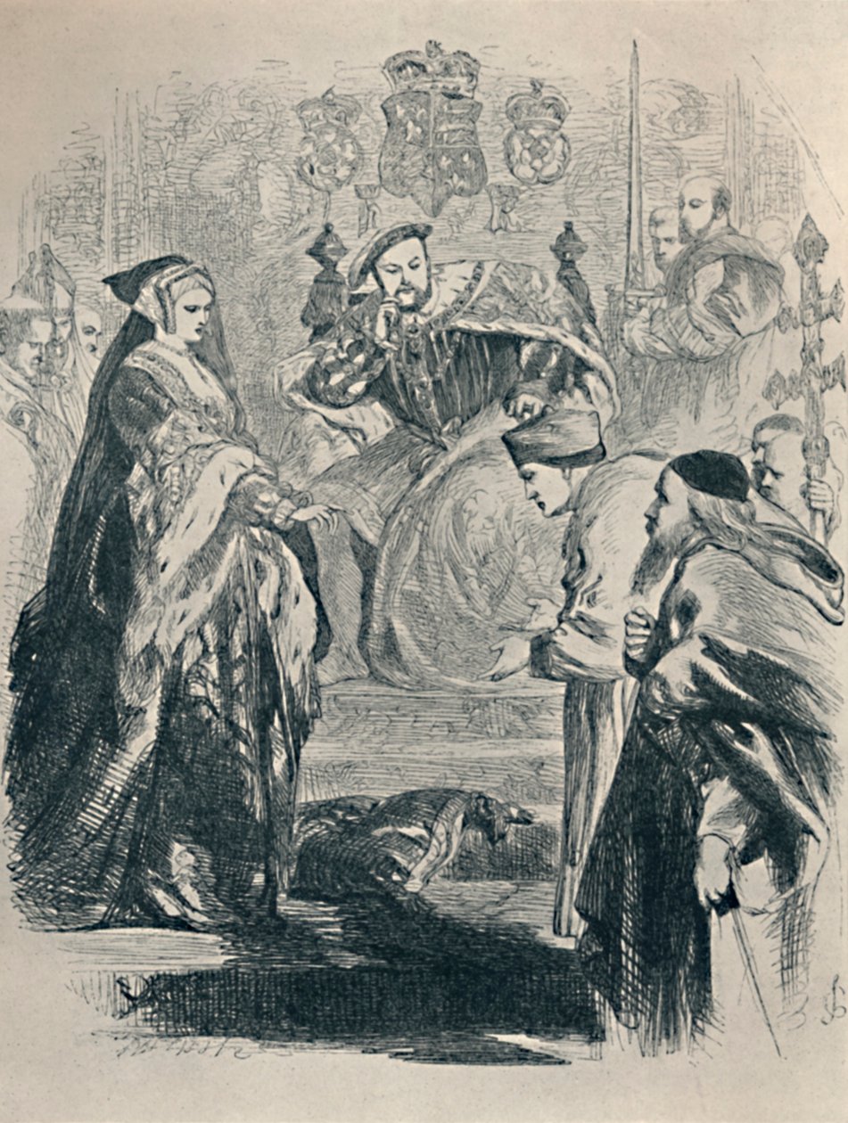 Królowa Katarzyna: Lord Cardinal, -Do Ciebie mówię..., c1890, 1923 autorstwa Sir John Gilbert