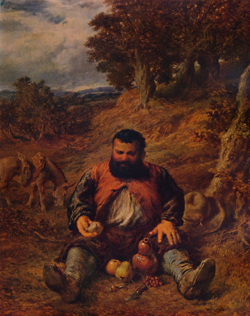 Sancho Pansa, 1859, 1935 autorstwa Sir John Gilbert