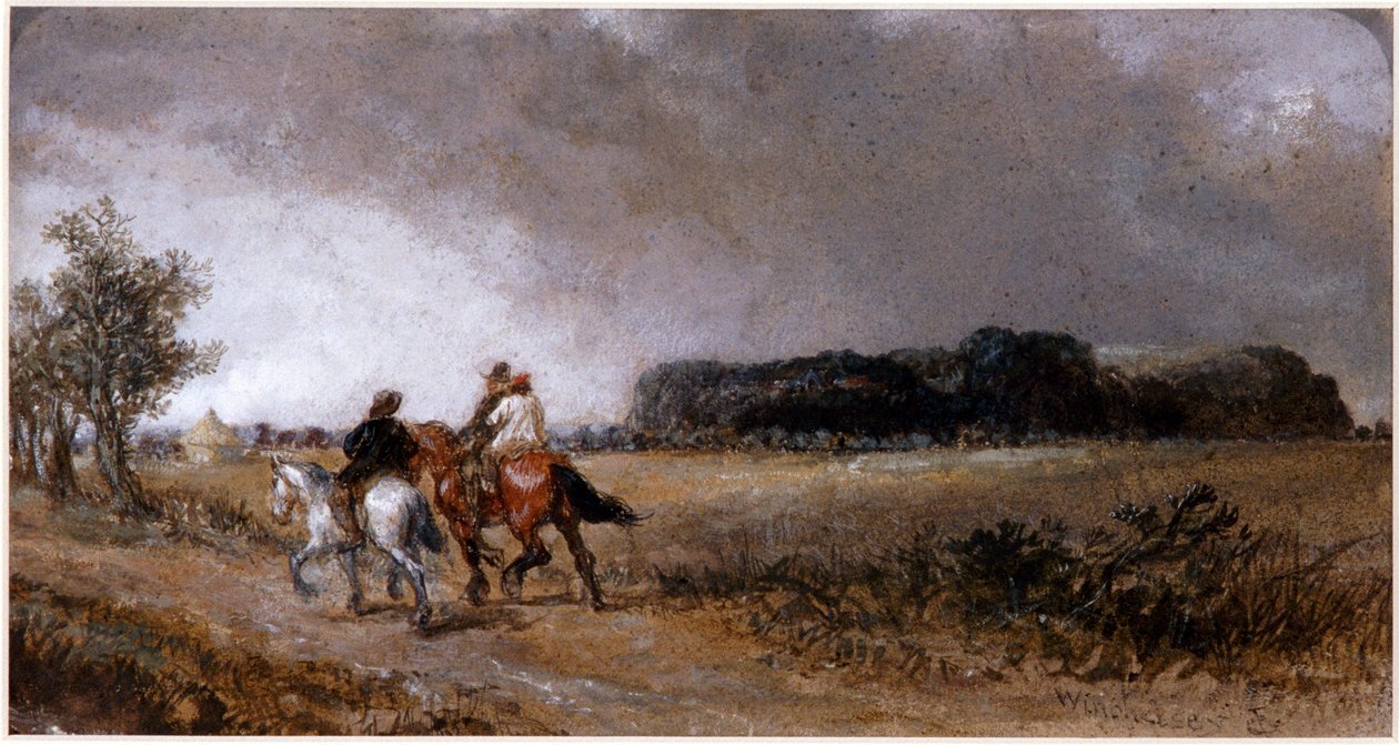 Winchelsea, Wschodnie Sussex, 1865 autorstwa Sir John Gilbert