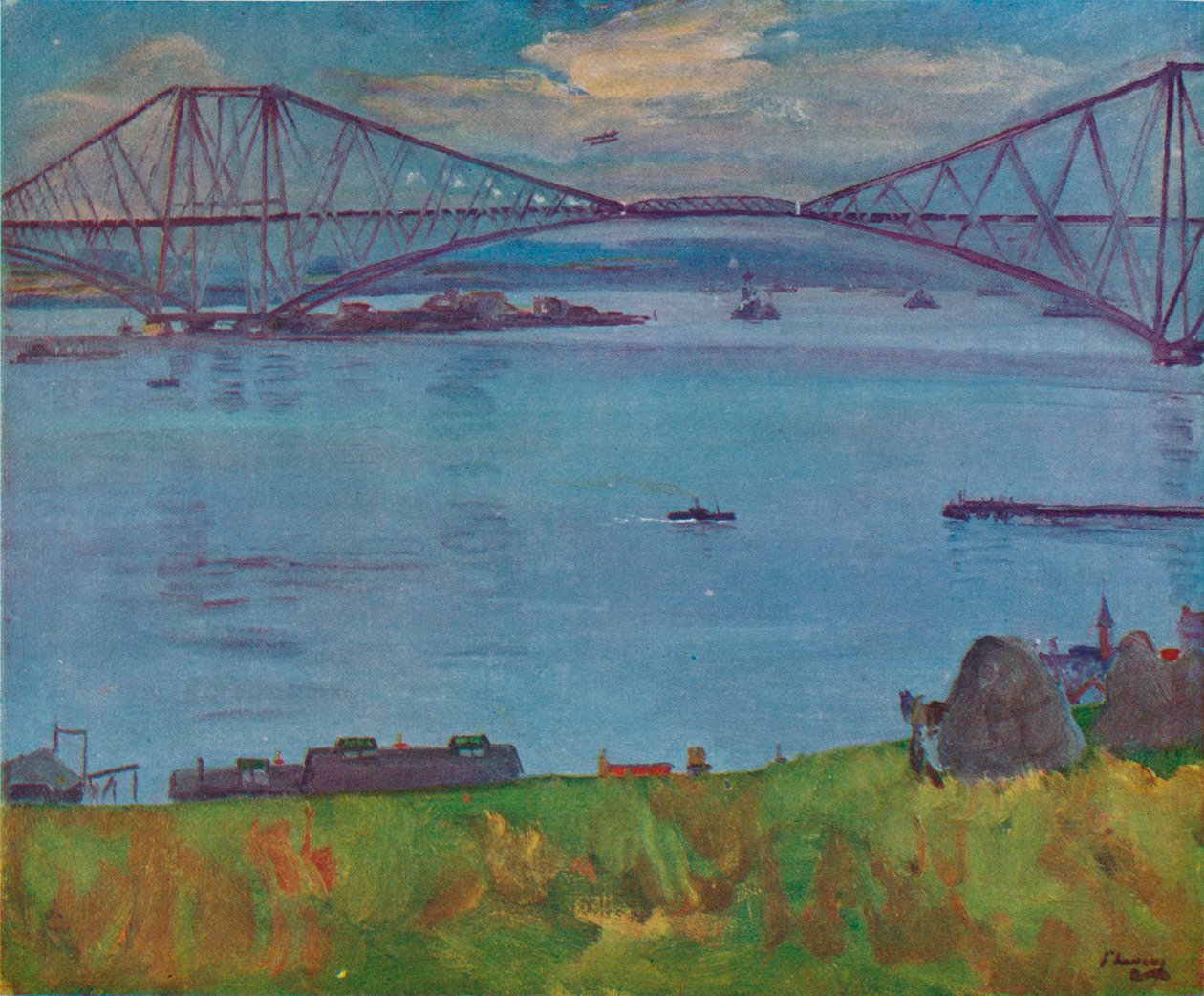 Most Czwarty, 1914, 1918 autorstwa Sir John Lavery