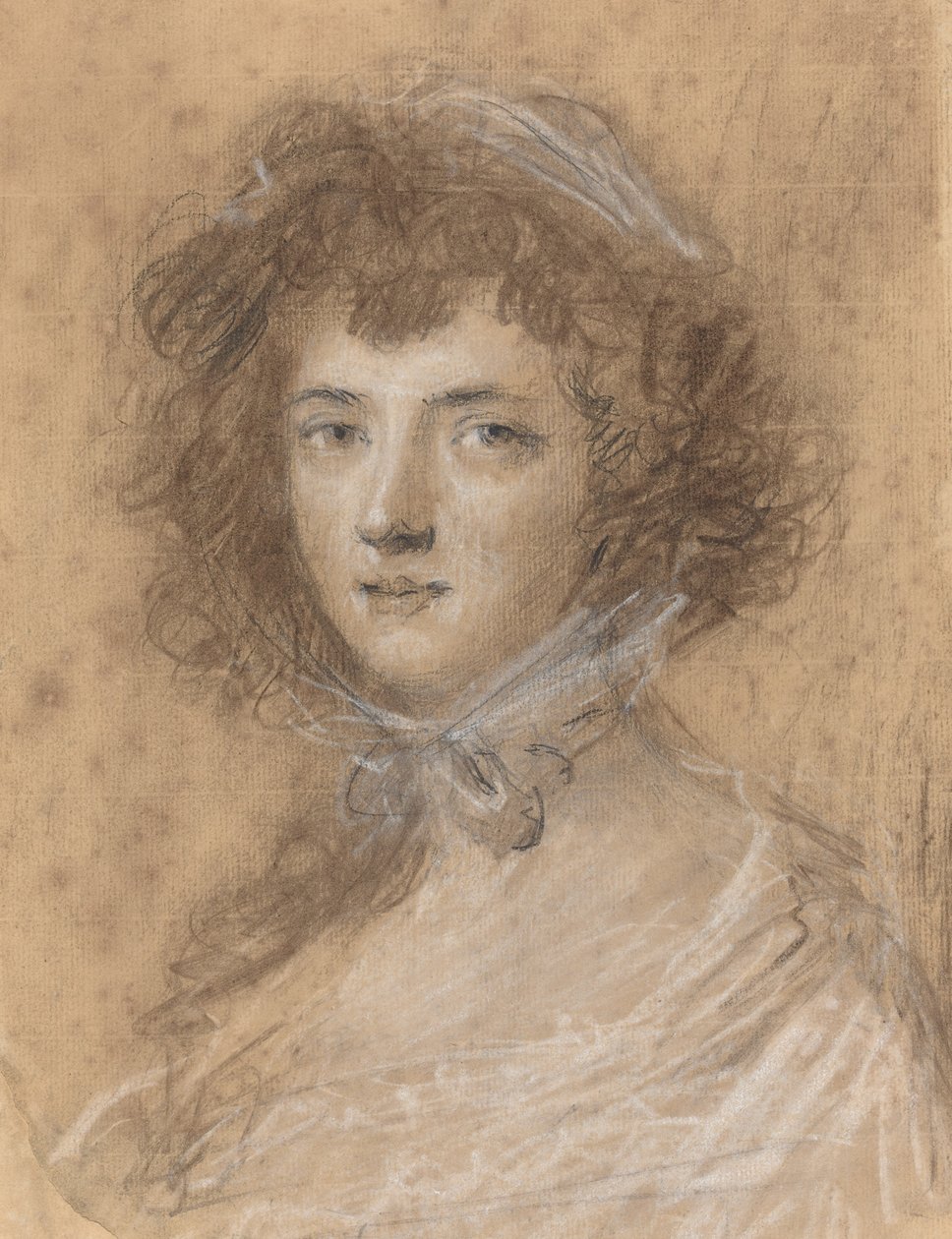 Głowa i popiersie kobiety autorstwa Sir Joshua Reynolds