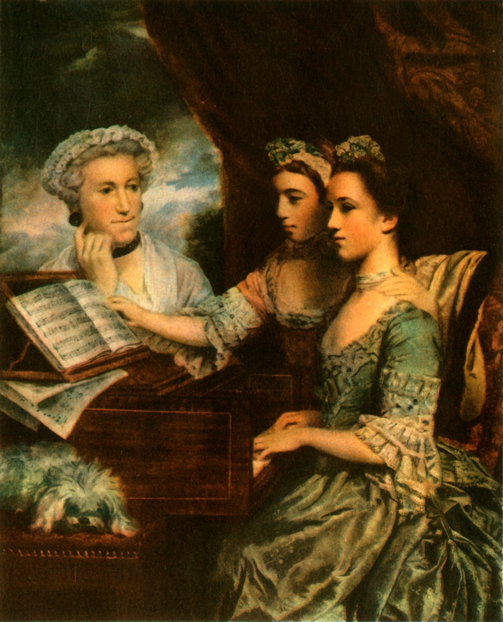 Pani Paine i jej córki, ok. 1767, 1942 r. autorstwa Sir Joshua Reynolds