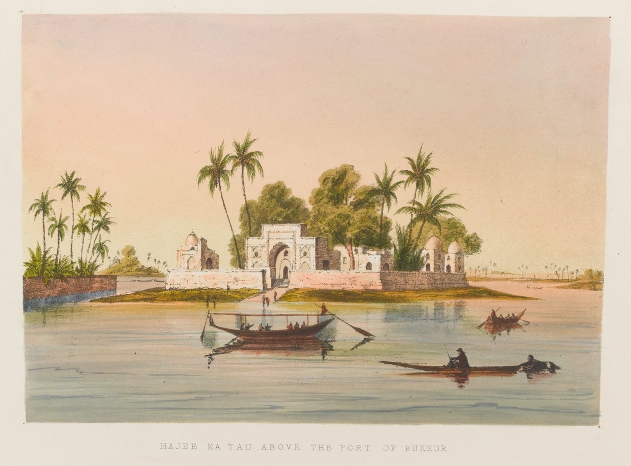 Hajee Ka Tau nad portem Bukkur autorstwa Sir Keith A. Jackson