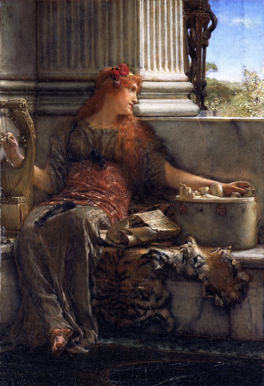 „Poezja”, 1879 autorstwa Sir Lawrence Alma Tadema