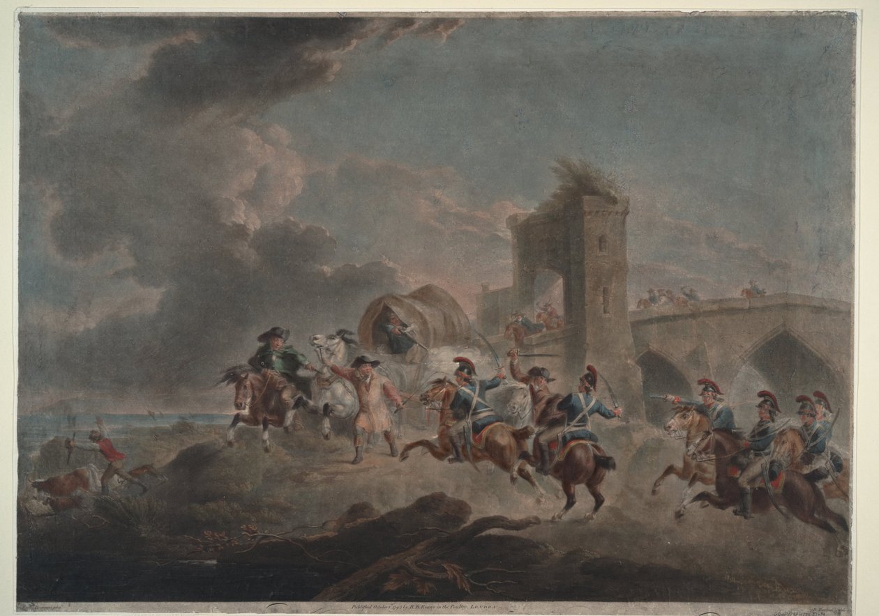Atak przemytników, 1795-1798 autorstwa Sir Peter Francis Bourgeois