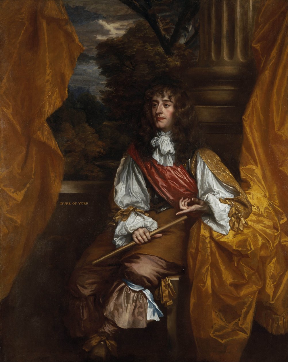 Portret Jakuba II z Anglii 1633-1701, 1661 autorstwa Sir Peter Lely