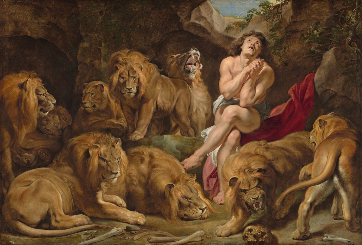Daniel w Denu Lwów autorstwa Sir Peter Paul Rubens