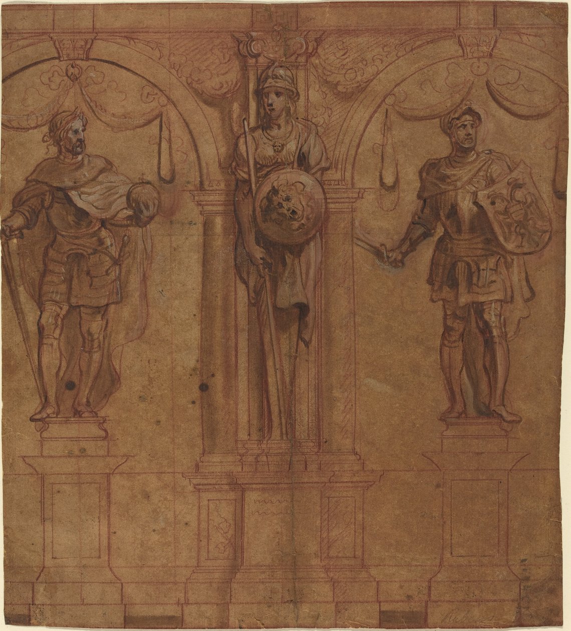Rudolf I i Albert I z Pallas autorstwa Sir Peter Paul Rubens and Theodoor van Thulden