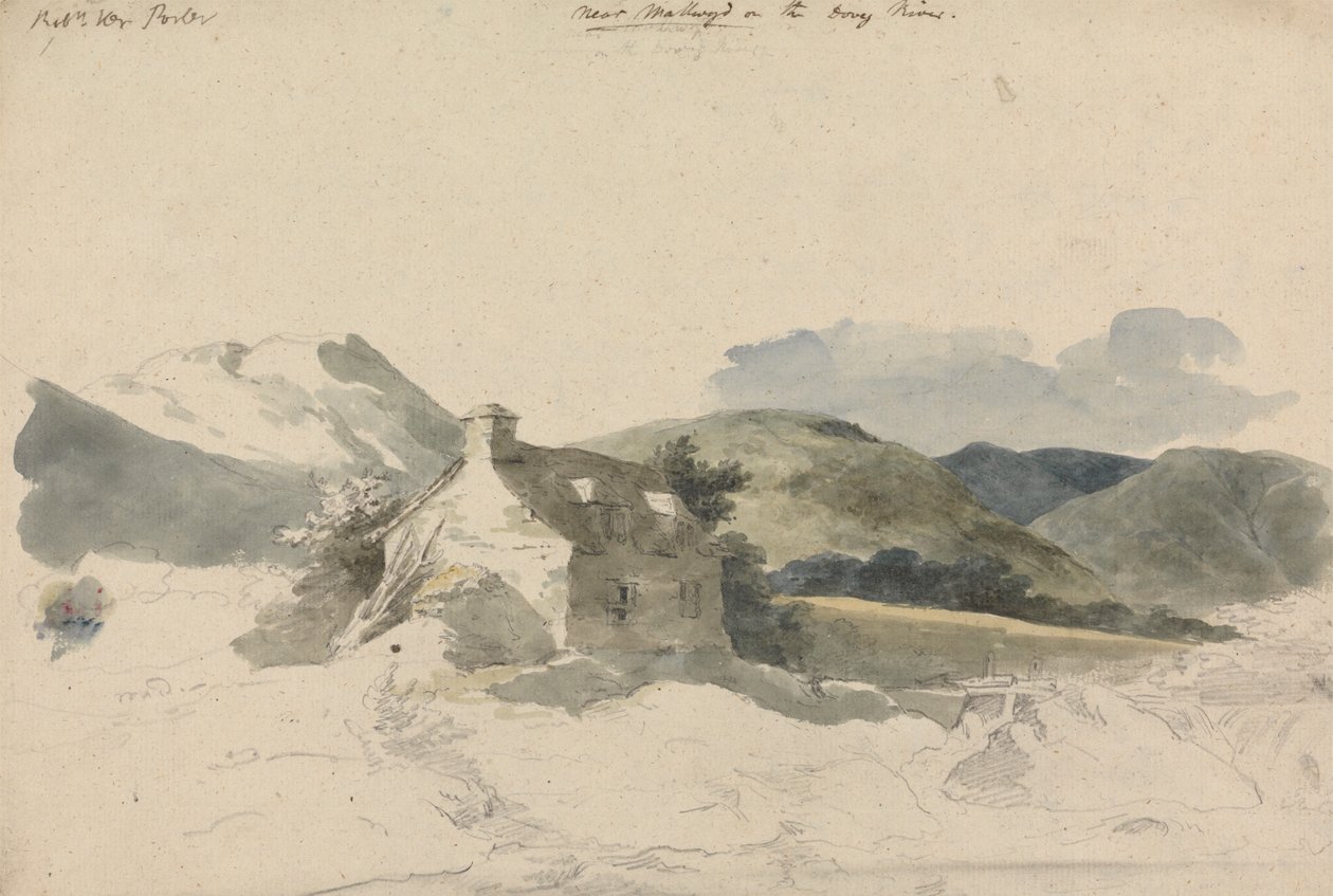 W pobliżu Mallwyd na Dovey autorstwa Sir Robert Kerr Porter