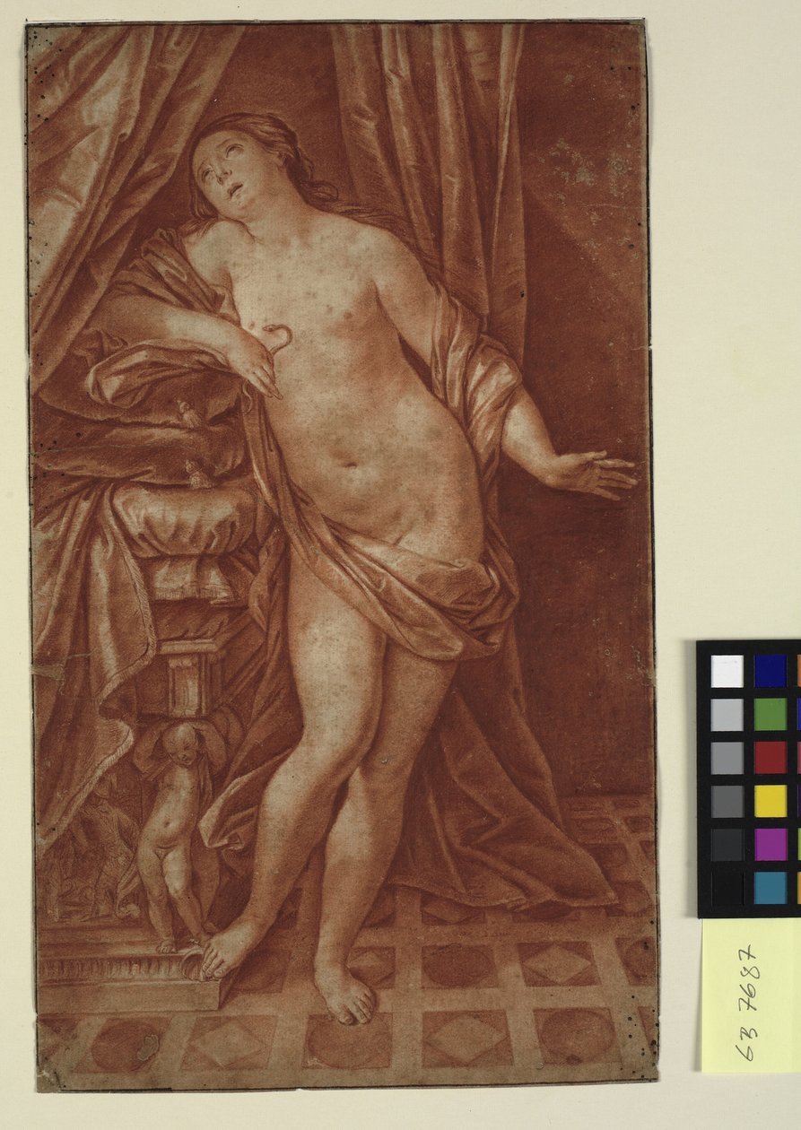 Śmierć Kleopatry według obrazu Guido Reni autorstwa Sir Robert Strange