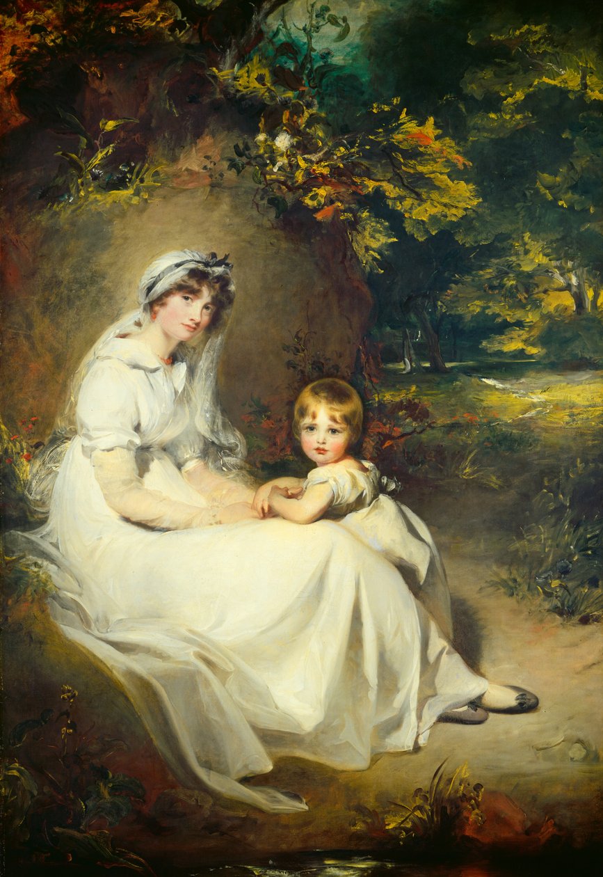 Lady Mary Templetown i jej najstarszy syn autorstwa Sir Thomas Lawrence