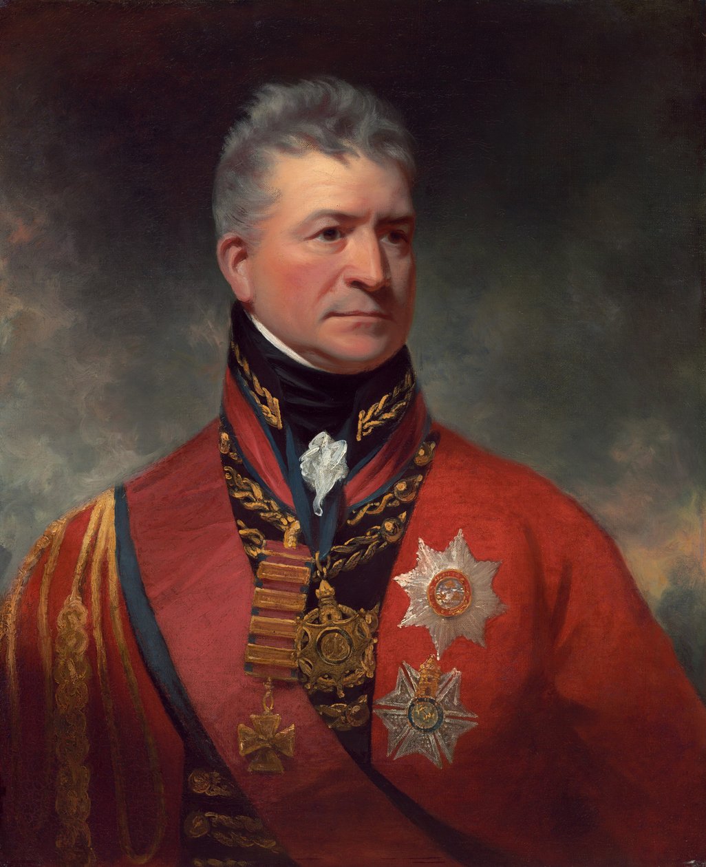Generał porucznik Sir Thomas Picton autorstwa Sir William Beechey
