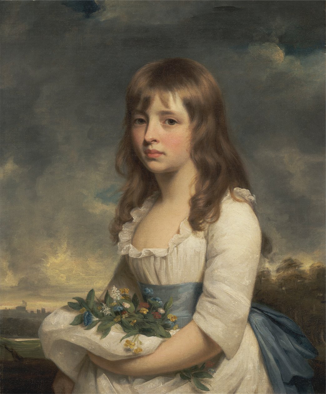 Portret dziewczynki autorstwa Sir William Beechey