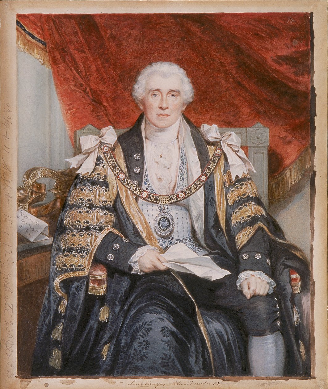 John Crowder, burmistrz Londynu, ok. 1829 r autorstwa Sir William Charles Ross