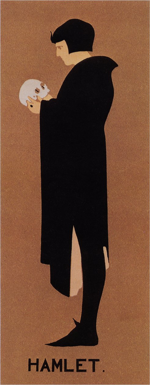 Hamlet, 1894 autorstwa Sir William Nicholson