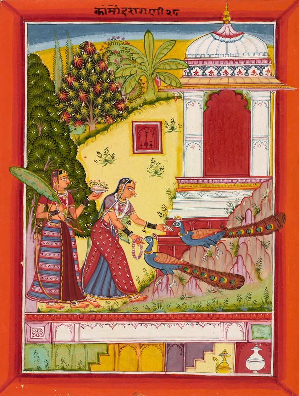 Komandor Ragini, K. 1670-1690. autorstwa Sirohi Master