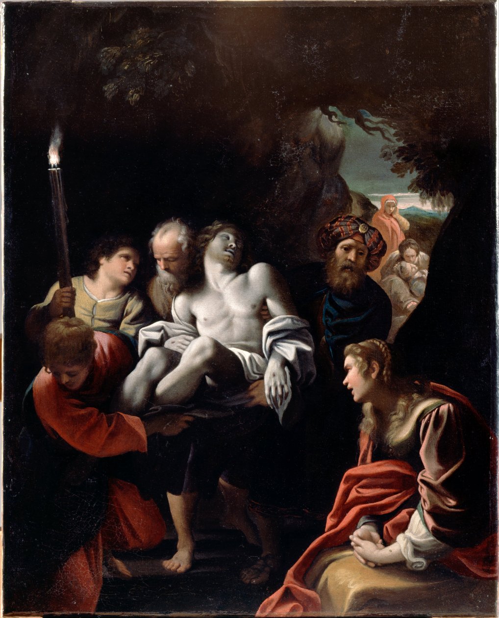 Chrystus zaniesiony do grobu autorstwa Sisto Badalocchio