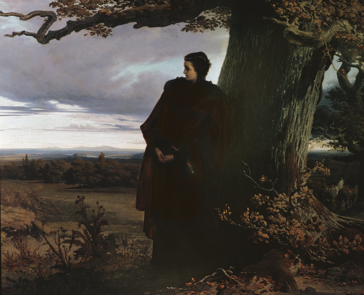 Pożegnanie królowej Izabeli z Transylwanią, 1863 r. autorstwa Alexander von Wagner
